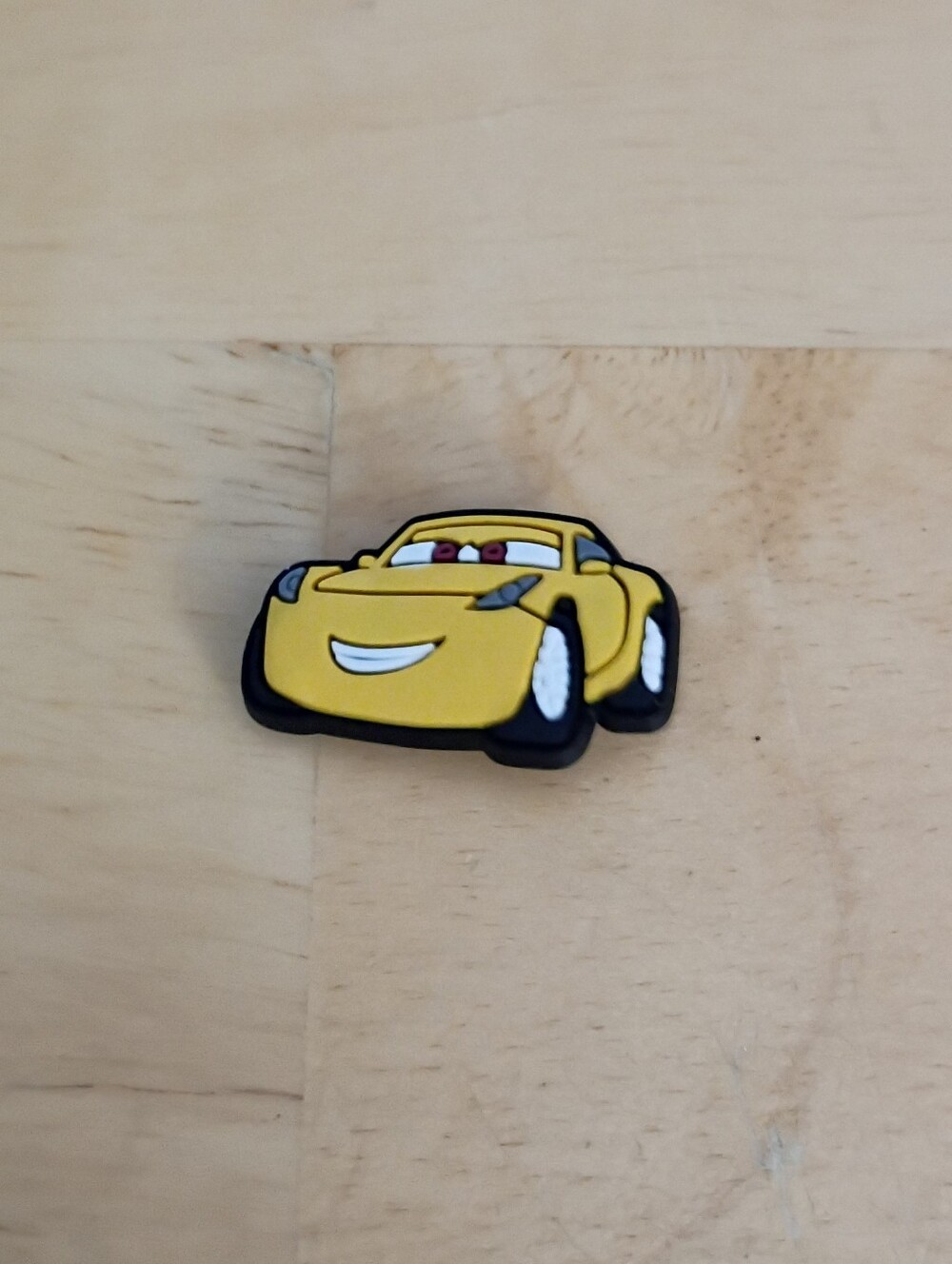 10 for $10 Jibbitz Croc Charms - Cars Movie Yellow Car - New Shoe Charm
